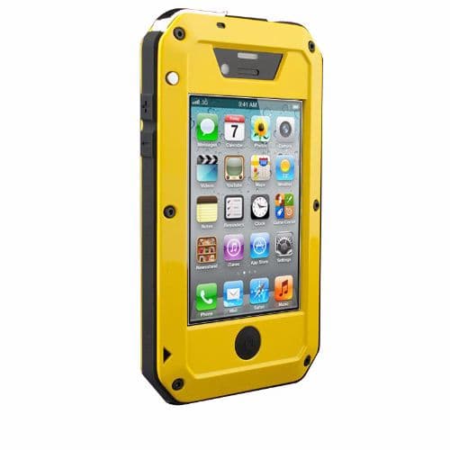 iPhone 4 4S Shockproof Aluminum Water Resistant Metal Cover Case